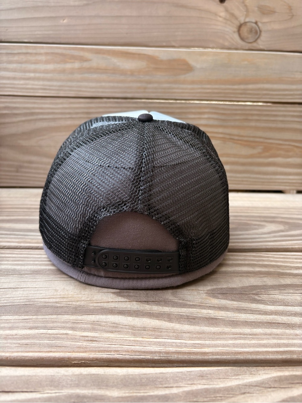“Touch me and Die” Hand Crafted Trucker Hat with Cactus Patch - Picture 5 of 5
